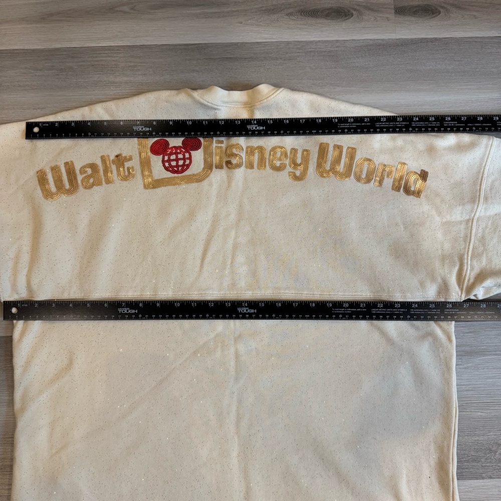Walt Disney World Mickey Mouse Santa Pullover Christmas Spirit Jersey Size XL - Picture 9 of 9
